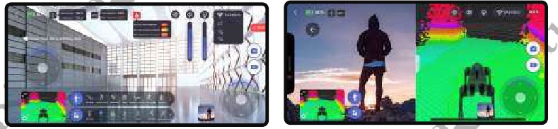 Imagen que muestra la interfaz de control de la aplicaci&oacute;n Unitree Go