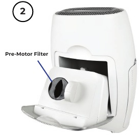 Localizar el filtro previo al motor