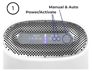 FUNCIONAMIENTO DEL PURIFICADOR DE AIRE - Paso 1