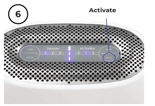 FUNCIONAMIENTO DEL PURIFICADOR DE AIRE - Paso 6