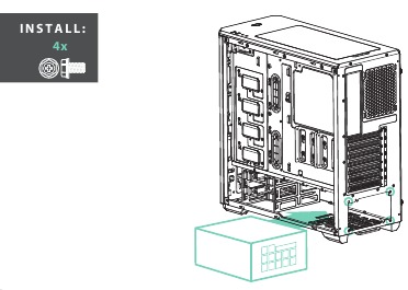 INSTALACI&Oacute;N DE HARDWARE - FUENTE DE ALIMENTACI&Oacute;N