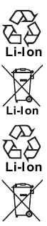 Bater&iacute;a de iones de litio. Este producto ha sido marcado con un s&iacute;mbolo relacionado con la 'recogida separada' para todos los paquetes de bater&iacute;as y el paquete de bater&iacute;as. Luego se reciclar&aacute; o desmantelar&aacute; para reducir el impacto en el medio ambiente. Los paquetes de bater&iacute;as pueden ser peligrosos para el medio ambiente y para la salud humana, ya que contienen sustancias peligrosas.