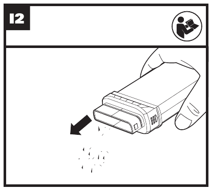 Vaciado de la bolsa para el polvo - Paso 2