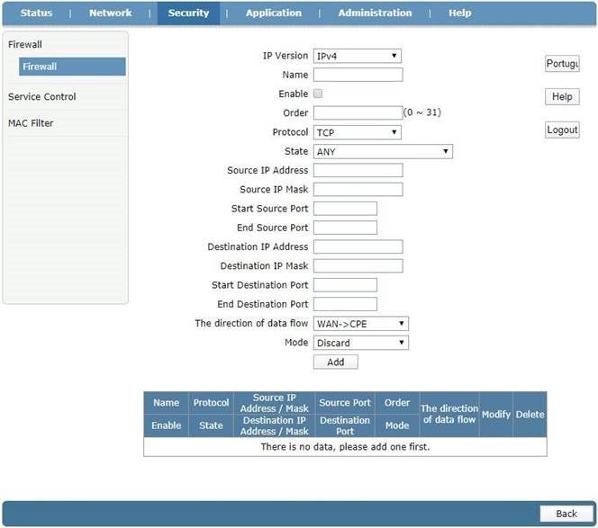 Regla de Firewall Personalizada
