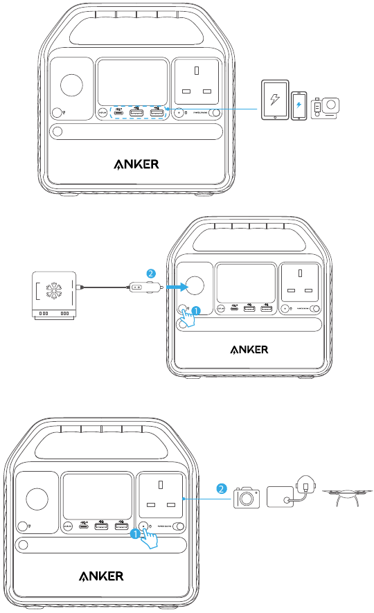 Alimentaci&oacute;n de sus dispositivos
