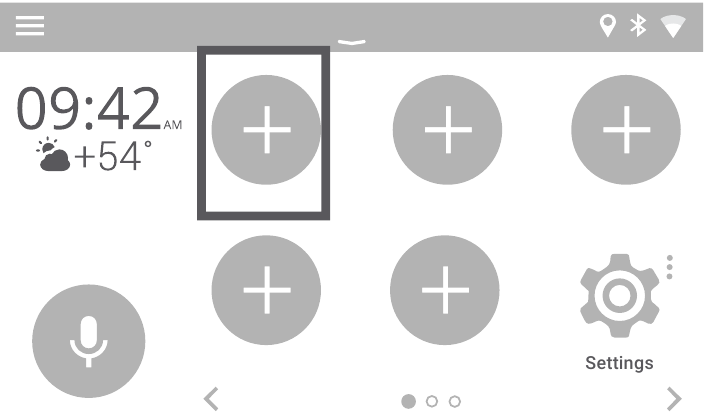 Acceso a Play Store y adici&oacute;n de aplicaciones - Paso 1