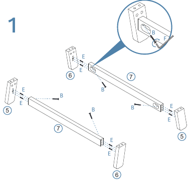 INSTRUCCIONES DE MONTAJE - Paso 1
