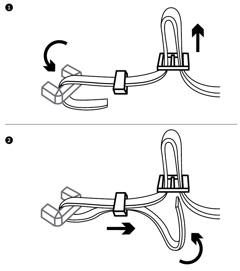 Colocar la correa para el cuello de la c&aacute;mara - Paso 1
