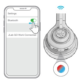 Apague el bluetooth en el primer dispositivo