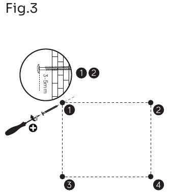 MONTAJE DEL SOPORTE DE PARED - Paso 2