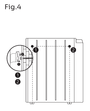 MONTAJE DEL SOPORTE DE PARED - Paso 3