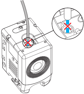 Reemplazo de la boquilla - Paso 1