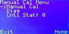 Pantalla del m&oacute;dulo de pantalla que muestra Diag