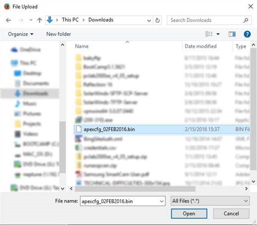 Restaurar copia de seguridad de la configuraci&oacute;n en la UNIDAD NUEVA - Paso 2