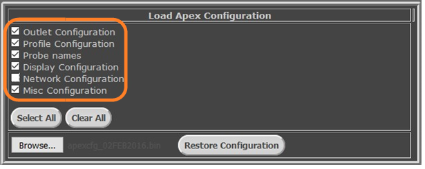 Restaurar copia de seguridad de la configuraci&oacute;n en la UNIDAD NUEVA - Paso 4