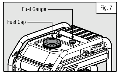Para comprobar el nivel de gasolina