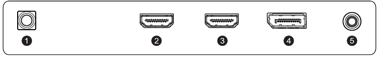 Entradas del monitor