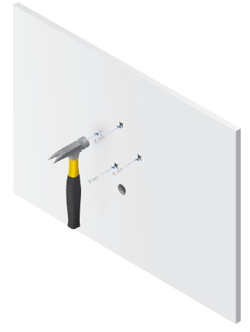 Instalaci&oacute;n del hardware - Montaje en pared - Paso 5