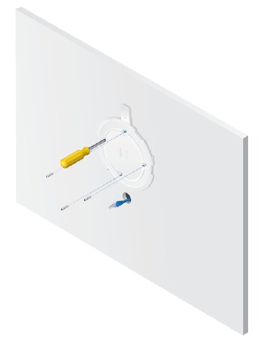 Instalaci&oacute;n del hardware - Montaje en pared - Paso 6