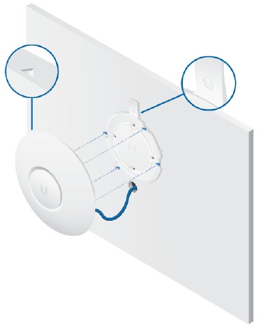 Instalaci&oacute;n del hardware - Montaje en pared - Paso 9