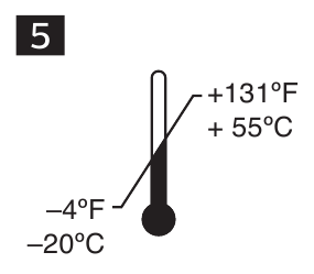 S&iacute;mbolo: temperatura de almacenamiento