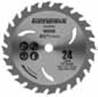 Hoja de sierra Premium TCT de 24 dientes