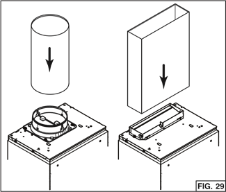 CONECTAR EL CONDUCTO - ESCAPE VERTICAL - Paso 1