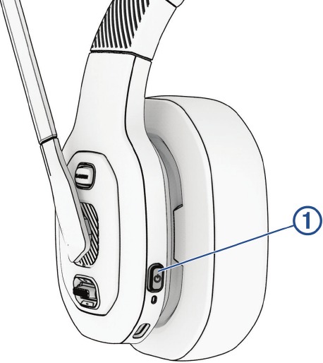 Encender o apagar los auriculares