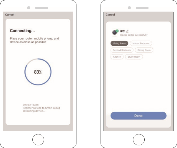 Agregar su c&aacute;mara - Configurar a trav&eacute;s de Wi-Fi - Paso 3