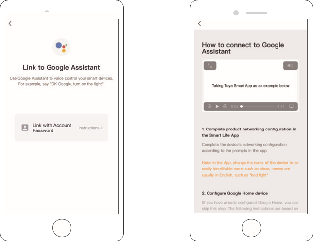 Uso de Google Assistant para el control