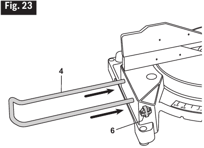 Soporte de la pieza de trabajo - Montaje de los rieles de extensi&oacute;n