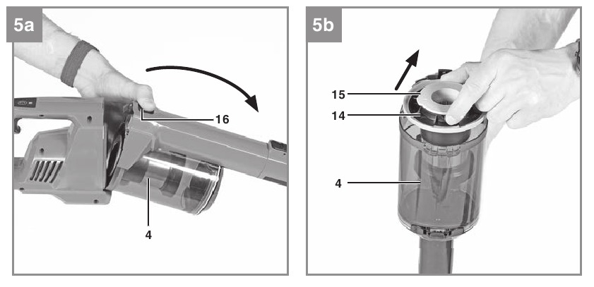 Colocaci&oacute;n/extracci&oacute;n de los filtros