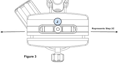 Configuraci&oacute;n de montaje superior - Paso 2