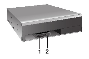 Panel trasero de la unidad