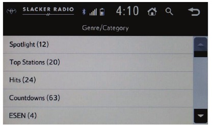 SLACKER RADIO EN PANTALLA DE 11,6 PULGADAS - Paso 2