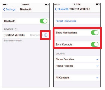INICIAR BLUETOOTH EN SU IPHONE - Paso 2