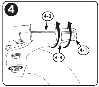 Ajuste del sistema de frenos de llanta de pinza (varios modelos) - Paso 5