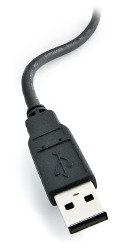 Un conector USB tipo 