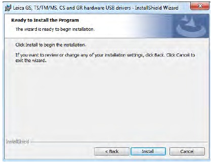 Instale los drivers USB de Leica - Paso 2