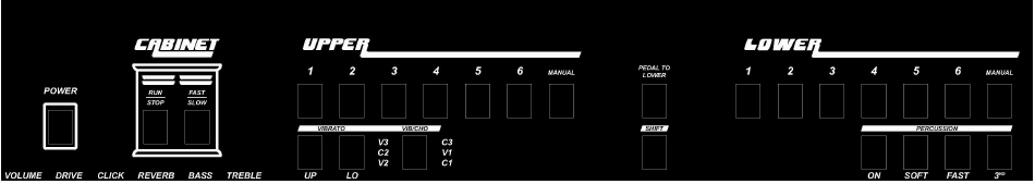 Controles del panel frontal