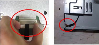 Retire el conector del panel