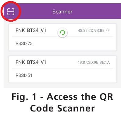 Acceder al esc&aacute;ner de c&oacute;digo QR