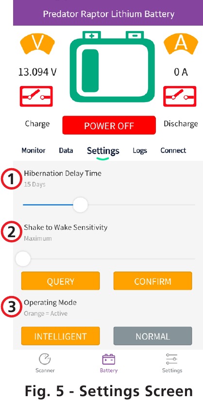 Descripci&oacute;n general - Parte 3 - Pantalla de configuraci&oacute;n