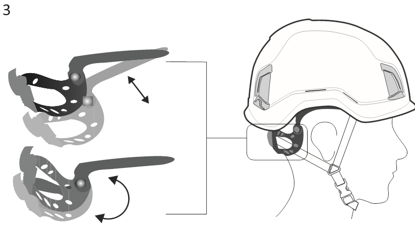 AJUSTES DEL CASCO - Paso 2