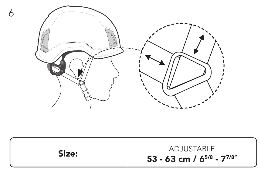 AJUSTES DEL CASCO - Paso 5