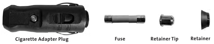 Sustituci&oacute;n del fusible del cable de entrada de CC