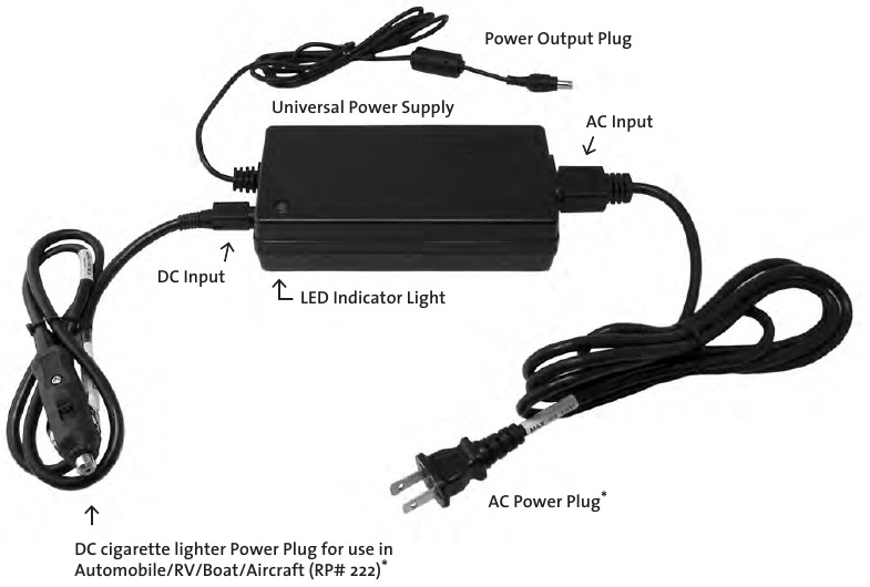 UNIVERSAL POWER SUPPLY - Model# BA-207