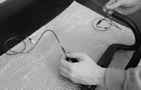 Enrutamiento de cables del manillar integrado - Paso 3