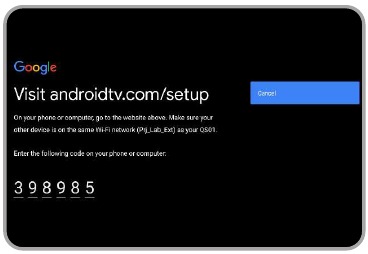 Configuraci&oacute;n de Android TV QS01 - Paso 3