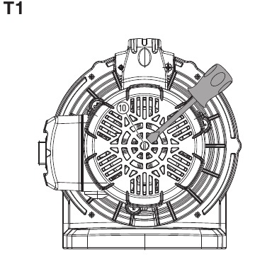 Para aflojar el impulsor